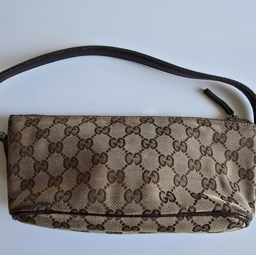 Gucci GG Canvas Boat Bag Brown - Picture 6 of 16